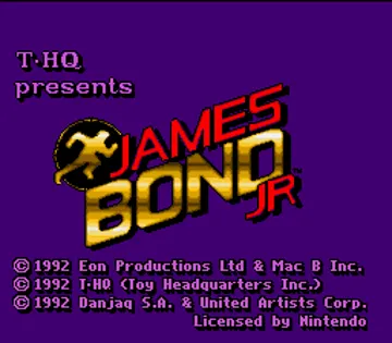 James Bond Jr (Europe) screen shot title